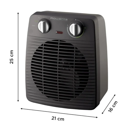 Chauffage Électrique Soufflant Rowenta 2000W Avec Fonction Ventilation et Mode ECO - Compact Power