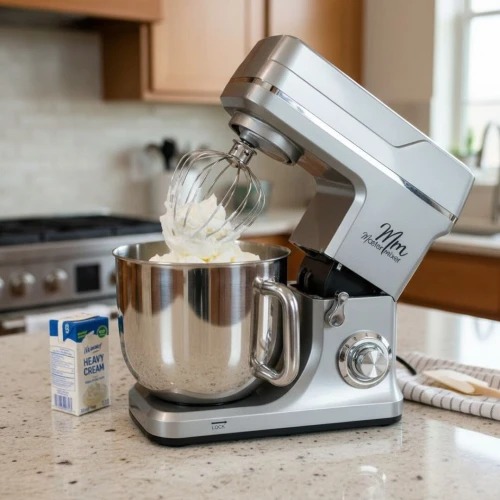 Bergmann Robot Pétrin Pâtissier Double Crochet 7L 1800W 10 Vitesses - Master Mixer - عجانة