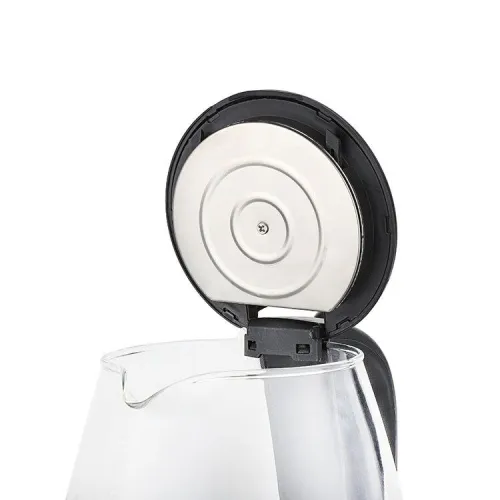 Bouilloire Électrique Silver Crust 1.5 L En Verre 1500W Sans Fil - غلاية كهربائية