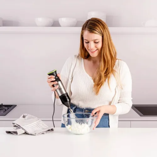 Bras Mixeur plongeant Taurus 3 En 1 Inox extra-long 1500W 20 Vitesses - خلاط يدوي كهربائي