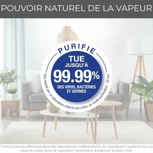 Défroisseur Vapeur Calor à Main Pliable 1300W - Prêt En 15 Secondes - Leger et Portable - Access Steam Pocket