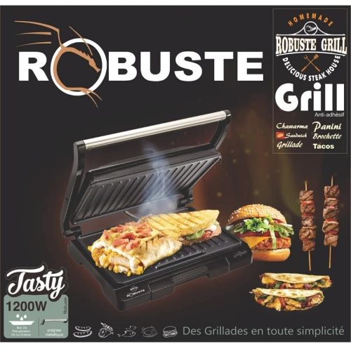 Panineuse Et Grill Robuste Tasty 1000 W - بانينوز و شواية