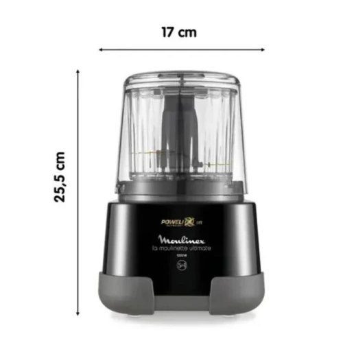 Hachoir 5 En 1 Moulinette Ultimate Moulinex - 1000W 550ML 350G - مفرمة و رحاية 5 في 1 