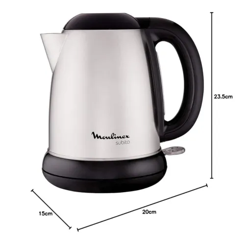 Bouilloire Électrique Moulinex Subito 1.7L 2400W Inox - Moulinex Subito BY540D10 - غلاية كهربائية