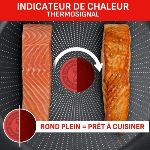 Batterie De Cuisine TEFAL 20 pièces à poignée amovible inox anti-adhésif - Poêle et Casseroles 