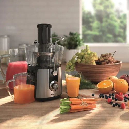 Centrifugeuse Extracteur De Jus Moulinex Électrique 800W 1.4L INOX - Juice Express - عصارة