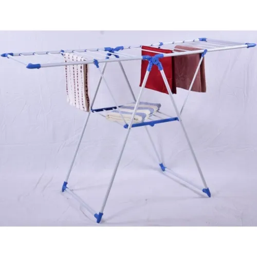 Sèche Linge Pliable Métallique à Deux Niveaux pour Vetements - Intérieur Et Extérieur - مجفف الملابس