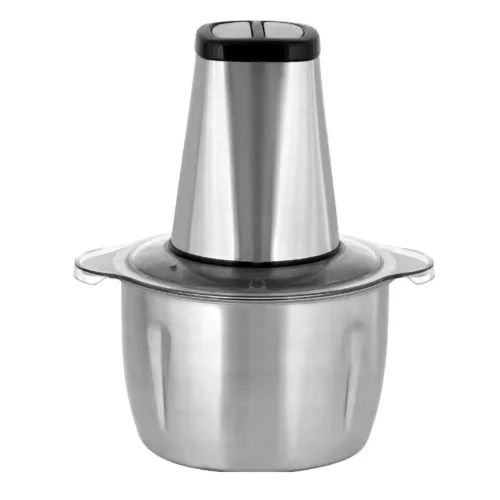 Hachoir Électrique Heinrich's 2 Litres 500W Avec 2 Vitesses et 4 Lames - Corps En Inox