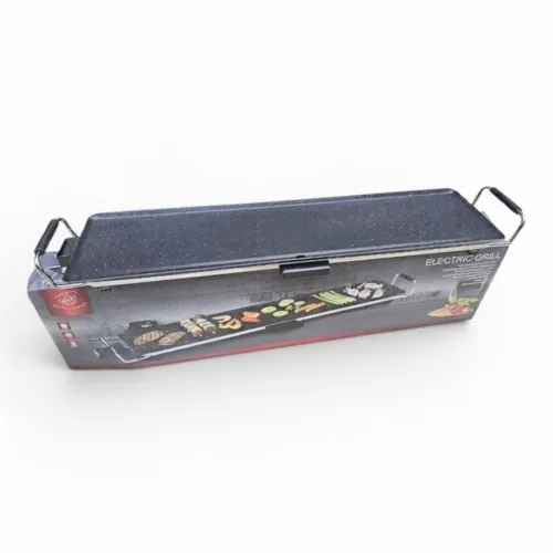 Plancha et Grill Électrique Royal Swiss 2000W XXL 90 x 23 cm avec Thermostat Réglable - RS-ED-001