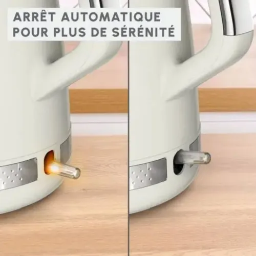 Bouilloire Électrique Moulinex Soleil+ Sans Fil 1.7L 2400W Contrôle de Température - غلاية