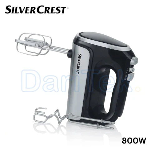 Batteur Electrique À Main SilverCrest  800W Inox 6 vitesses et Turbo - خلاط يدوي