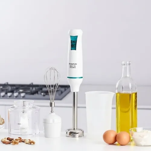 TAURUS Bras Mixeur Plongeant 3en1 750W 2 Vitesses et Turbo avec Hachoir, Fouet, Verre doseur - خلاط