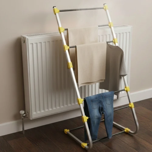 Sèche Linge De Vetements Métallique Vertical Pour Radiateur Et Chauffage - مجفف الملابس