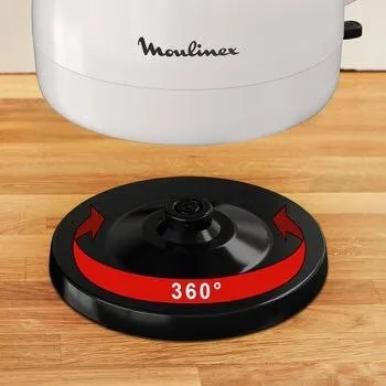 Bouilloire Électrique Moulinex Sans Fil 0.8L 2400W avec Filtre Anti-Calcaire - غلاية كهربائية