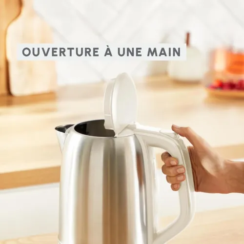 Bouilloire Électrique Moulinex Subito Plus 1.7L 2000W Sans Fil Inox - Indicateur 1 Tasse