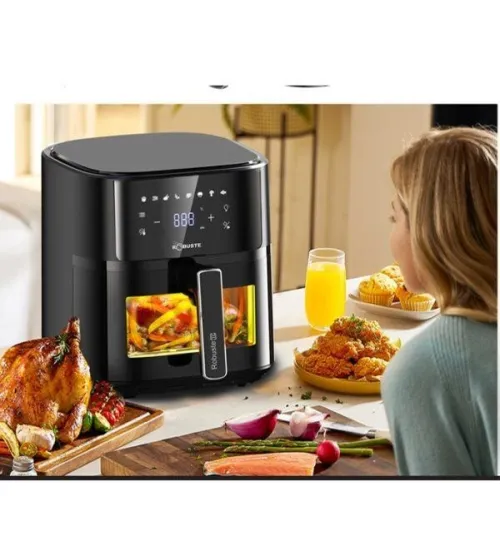 Friteuse Sans Huile Air Fryer 5.7L 1700W 8 Programmes Avec Thermostat Réglable Robuste - مقلاة هوائية