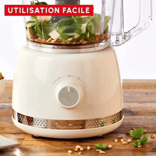 Robot Multifonction Moulinex Soleil 600W 2.4L avec 15 Fonctions et 4 accessoires - Moulinex