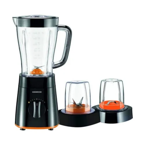 Blender Mixeur Kenwood 500W 2L Avec Hachoir et Moulin - 2 Vitesses et Turbo avec Fonction Ice Crush