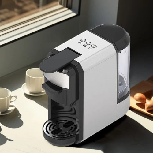 Machine À Café Matrix 3en1 Multi capsules et Poudre 20 Bar 1450 W en Inox - ماكينة قهوة