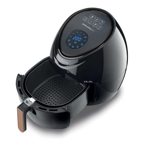 Friteuse Air Fryer KENWOOD sans huile 5.5L 1800W 2.4Kg à air - 7 Programmes Digital - kHealthy FRY