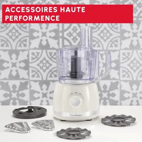Robot Multifonction Moulinex Soleil 600W 2.4L avec 15 Fonctions et 4 accessoires - Moulinex