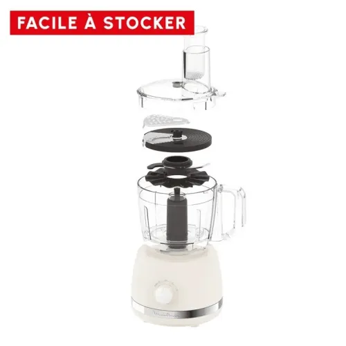 Robot Multifonction Moulinex Soleil 600W 2.4L avec 15 Fonctions et 4 accessoires - Moulinex