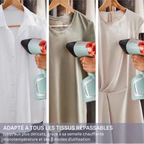Défroisseur Vapeur à Main Calor 1400W avec Technologie d'Aspiration OptiFlow - AeroSteam DT9814C0