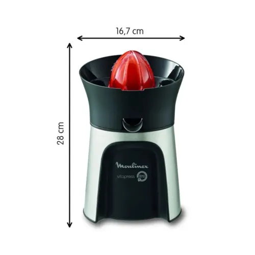 Presse Agrumes Electrique MOULINEX Vitapress 3 Cônes 100W Inox - عصارة حمضيات