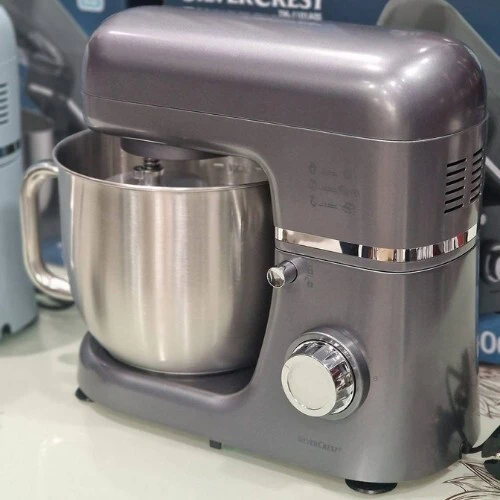 Robot Pétrin Multifonctions 1500W 5L 8 Vitesses SilverCrest - عجانة