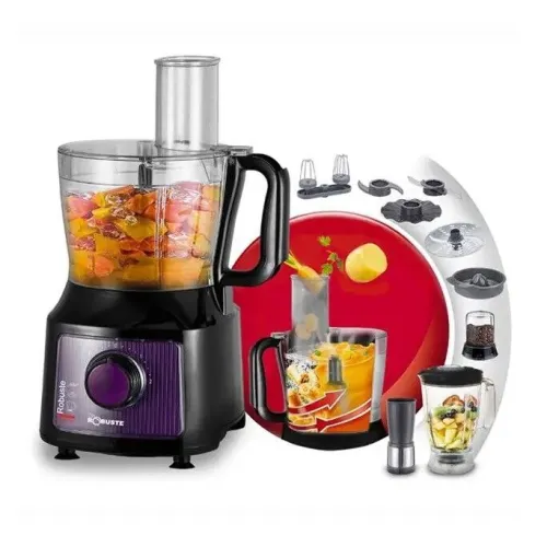 Robot Multifonction Robuste 8 Accessoires 26 Fonctions 800W 1.8L - روبوت مطبخ متعدد المهام
