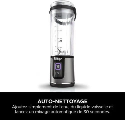 Blender Mixeur Ninja Blast Portable À Main 530mL Sans Fil - Rechargeable USB
