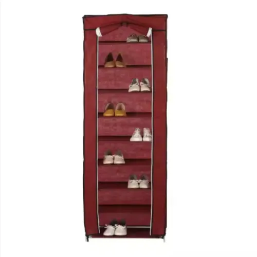Porte Chaussures 9 étages - Armoire De Rangement pour Chaussures 60 X 30 X 160 Cm