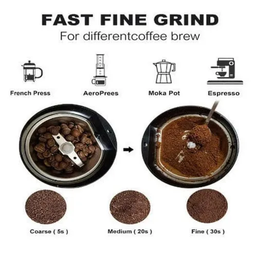 Moulin À Café Et Épices Électrique Sonifer - 200W Lames Inox 50g - مطحنة القهوة و التوابل