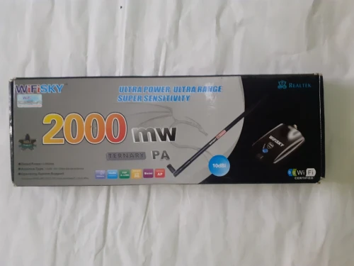 WiFi  SKY 2000 mw USB    WiFi Long Range Adapter  10 DBi