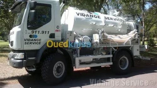Service debouchage vidange fosse