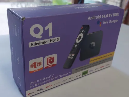 Box Android TV_8k neuve 