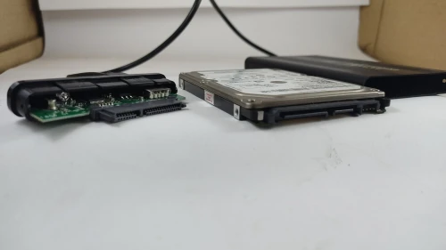 Disque dur 500 gb 2.5 hdd pour pc portable avec boite external 2 en 1
