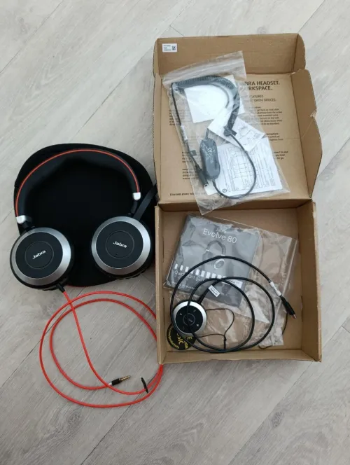 Casque Jabra evolve 80 stereo uc (usb-c) - État Neuf & complet