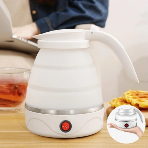 Bouilloire électrique pliable en silicone