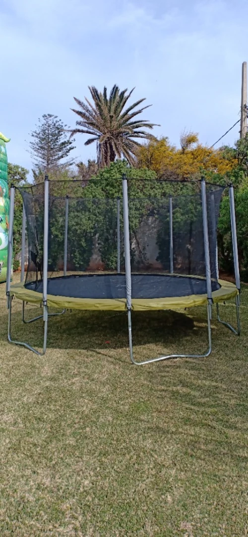 Toboggan location trompoline