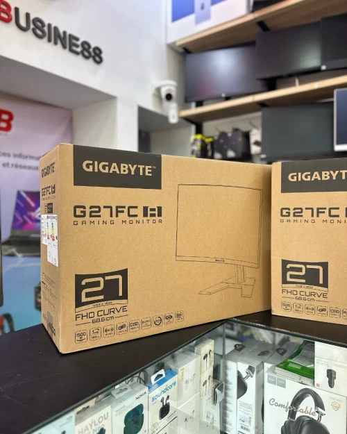 ECRAN GIGABYTE G27FC A de jeu incurvé 27 Full HD 1080P 1500R, 165Hz, 1ms, 250 cd/m