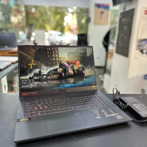 ASUS TUF GAMING A17  AMD Ryzen 7 7735HS à 4.75 GHz 16GB  512GB SSD 17 FULL HD 144Hz  RTX 4050 6GB
