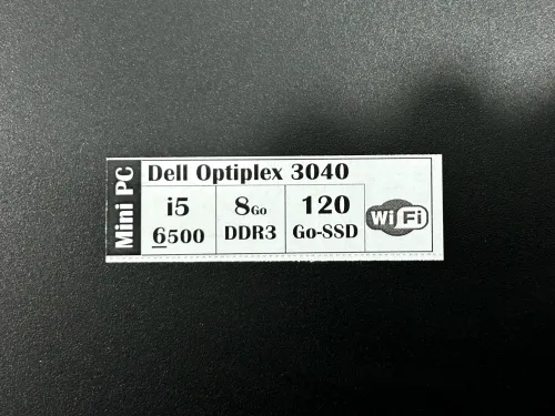 MINI PC DELL i5 6eme / 8Go/120Go SSD /WIFI