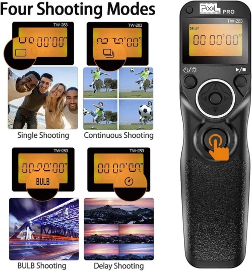 Remote Control PIXEL TW-283 N3 sans Fil Déclencheur Minuteur - Câble pour Canon