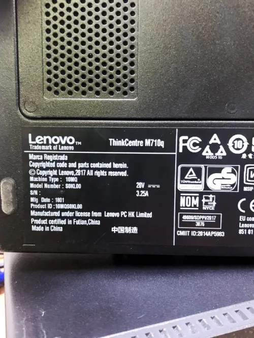 LENOVO MINI PC - i3 6eme /4Go /120Go SSD