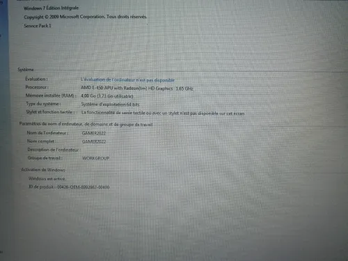  PC GAMER Packard Bell AMD Radeon HD Double carte Graphic ecran 17 pouce