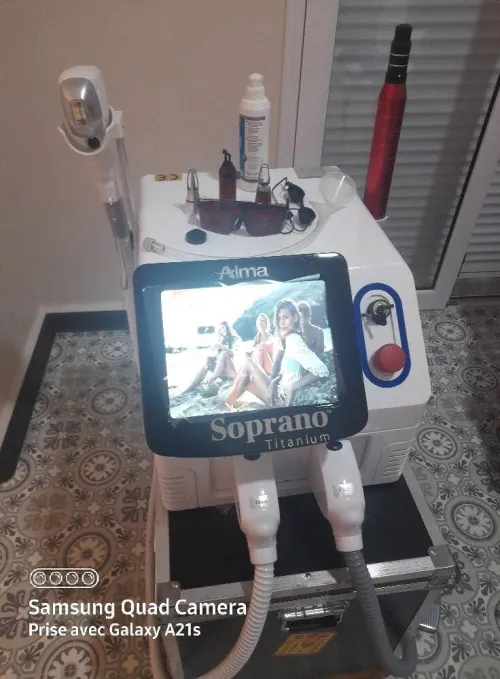 Laser épilatoire 