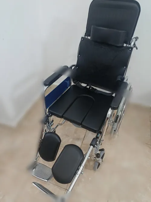 Fauteuil roulant lit ajustable avec garde robe 