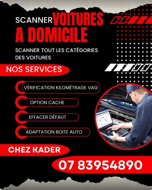 Scanner auto a domicile 