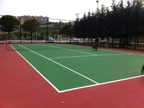 Revêtement terrain de sport et salle en sols sportifs gomme synthétique acrylique epdm tapis 